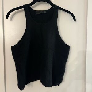 360 Cashmere Black Tank Top